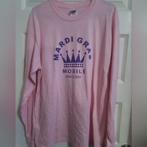 Pink Mardi Gras Mobile Long Sleeve